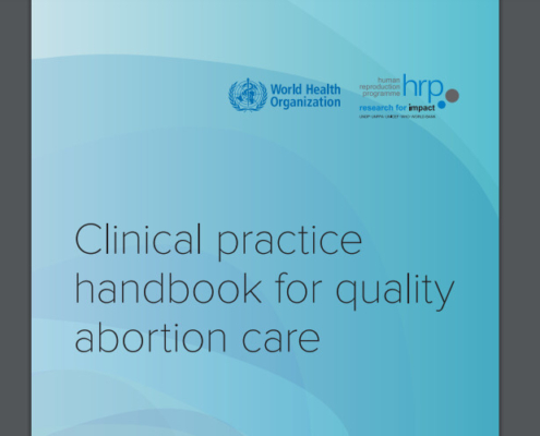 Manuale delle pratiche cliniche per un aborto di qualita
